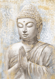 Acryl-Gemälde Buddha